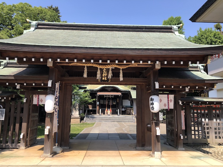 小岩神社の神門